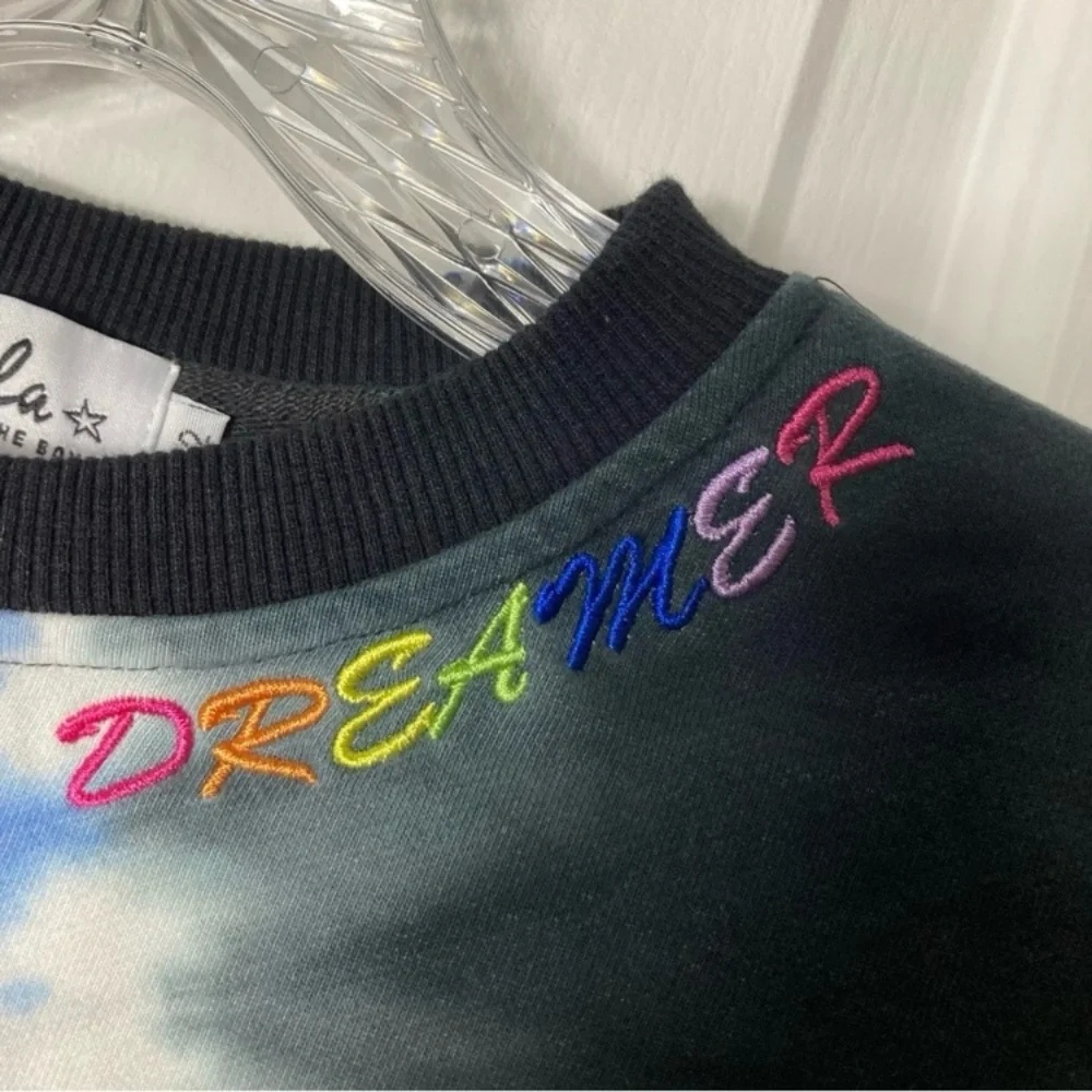Nwot Lola + The Boys You Are Amazing Rainbow Tie Dye Sweatshirt Girls 12 Dreamer